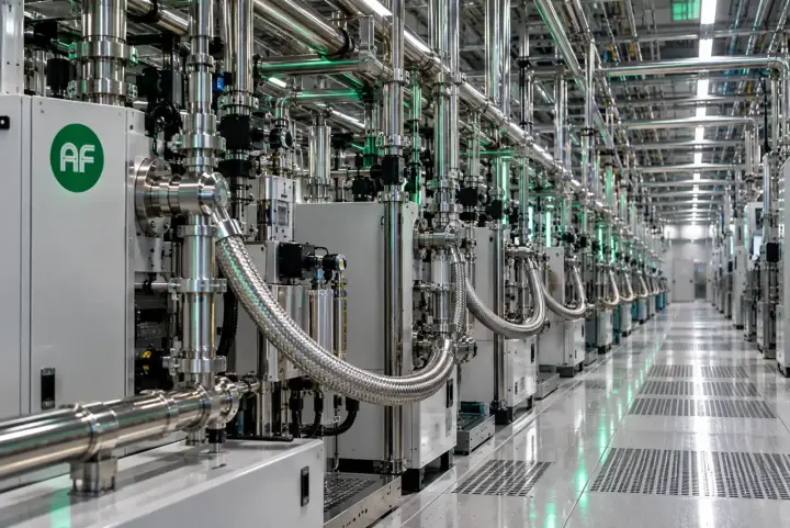Process Gas Tubing Boom: Why PTFE SS Braided Hose Matters