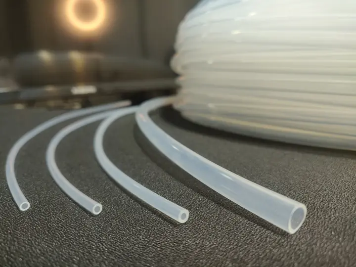 Clear FEP tubes in several sizes
